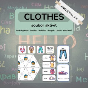 Clothes - soubor 5 aktivit