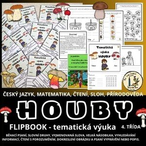 HOUBY - flipbook TEMATICKÁ VÝUKA - 4. třída