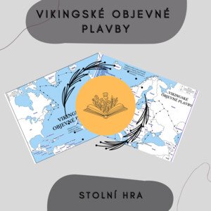 Vikingské objevné plavby - Stolní hra s otázkami