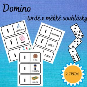Domino měkké x tvrdé souhlásky