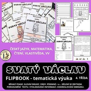 SV. VÁCLAV-flipbook TEMATICKÁ VÝUKA - 4. třída