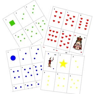 Hra - Colours and Numbers cards - Barvy a čísla - karty