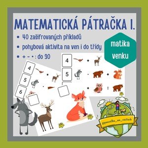 Matematika - zvířecí pátračka 