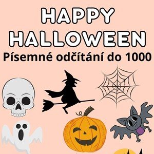Happy Halloween písemné odčítání do 1000