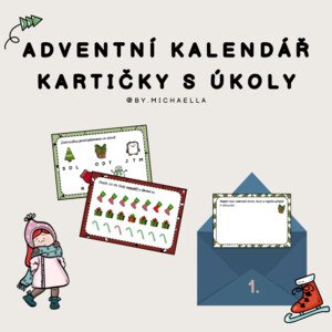 Adventní kalendář - kartičky s úkoly