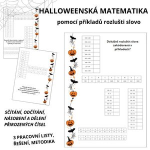 Halloweenské matematické luštení