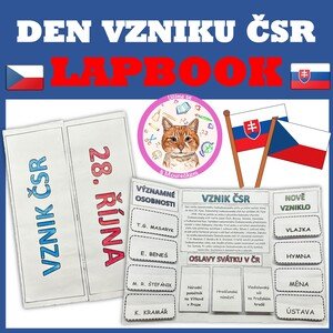 VZNIK ČSR 28.10. - LAPBOOK