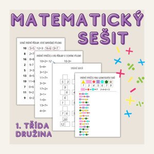 Matematický sešit - počítání do 20