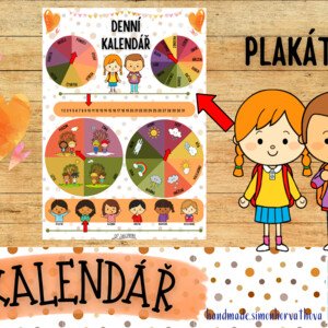 Denní kalendář pro děti, Kalendář, Roční období, Emoce, Počasí