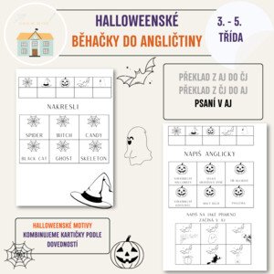 Halloweenské běhačky do angličtiny