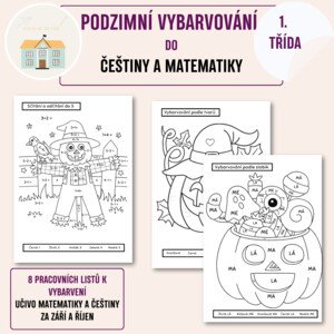 Podzimní vybarvování do češtiny a matematiky