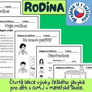 Výuka českého jazyka v MŠ - RODINA
