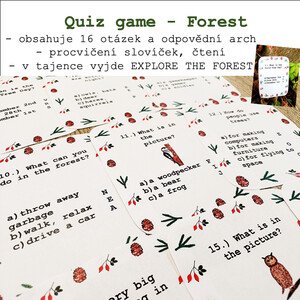 Quiz game - Forest