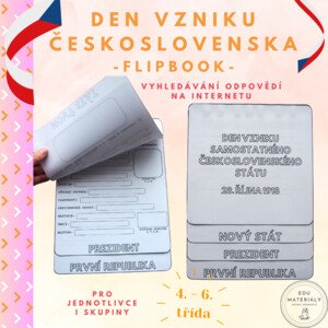 Den vzniku ČSR - flipbook