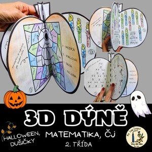 Halloween, Dušičky – 3D dýně 2. třída