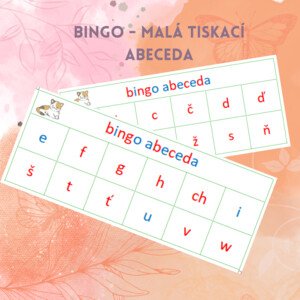 bingo - malá tiskací abeceda