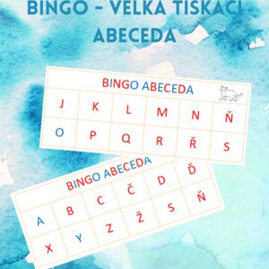 bingo - velká tiskací abeceda