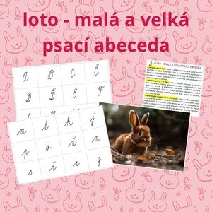 loto - malá a velká psací abeceda