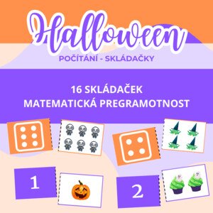 HALLOWEEN - počítání (skládačky)