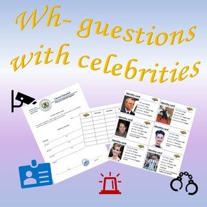 Wh- questions with celebrities