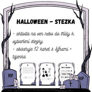 Halloween - stezka/šifry
