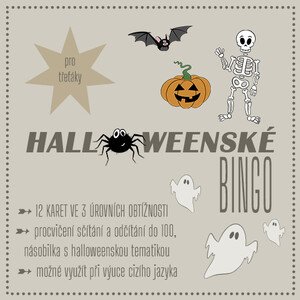 Bingo Halloween - třetí třída
