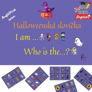 Halloweenská slovíčka hrou - Já jsem - Kdo jste?