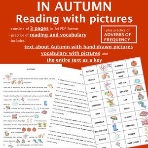 Čtení s obrázky – PODZIM / IN AUTUMN - Reading with pictures