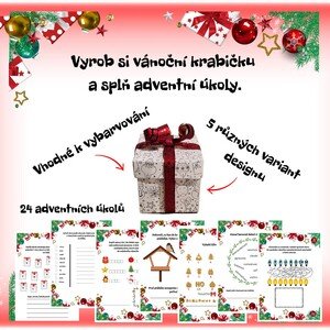 Vánoční krabičky a adventní úkoly