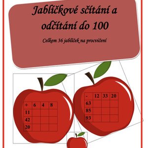 Jablíčkové sčítání a odčítání do 100