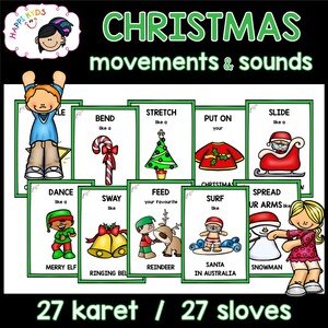 CHRISTMAS movements & sounds - kartičky