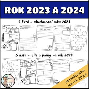 Pracovní listy - zhodnocení roku 2023, plány a cíle na rok 2024