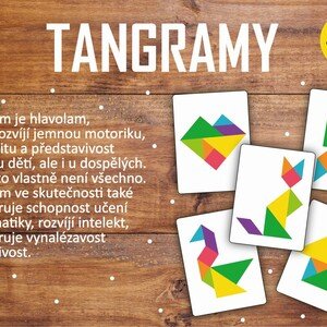 Tangramy barevné + 20 předloh