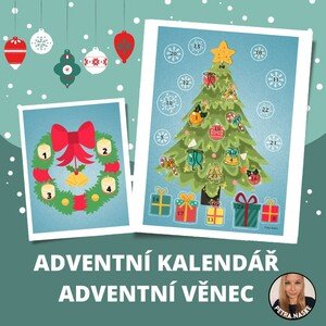 Adventní věnec a adventní kalendář
