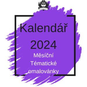 KALENDÁŘ 2024-omalovánky