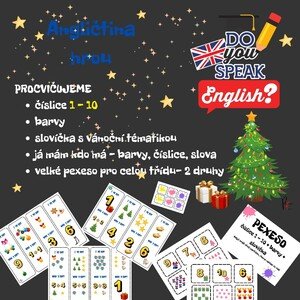 Vánoční angličtina hrou - 3 aktivity na vánoční čas