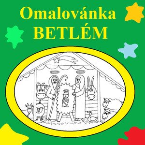 Betlém- omalovánka