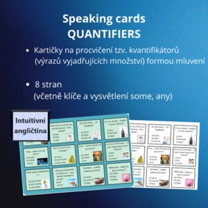 Speaking cards QUANTIFIERS