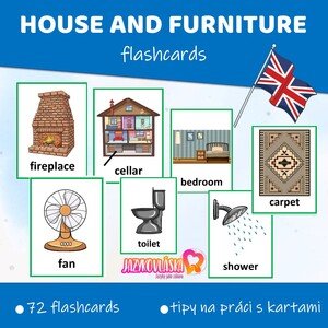 House and furniture flashcards