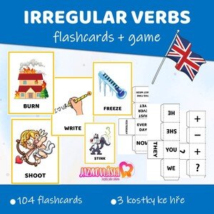 Irregular verbs (Nepravidelná slovesa) flashcards + game