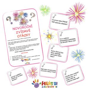 Novoroční zvídavé otázky (komunikační kartičky)