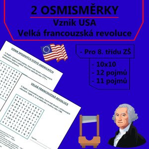 2 Osmisměrky - Vznik Spojených států amerických a Velká francouzská revoluce