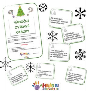 Vánoční zvídavé otázky (komunikační kartičky)