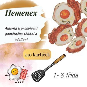 Hemenex - "obracečka", sčítání, odčítání