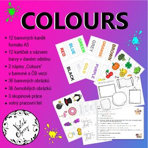 Colours - poznáváme anglicky barvy