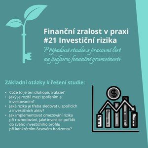 Finanční gramotnost – FZP 21 Investiční rizika