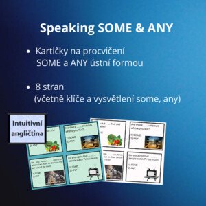 Speaking cards SOME & ANY