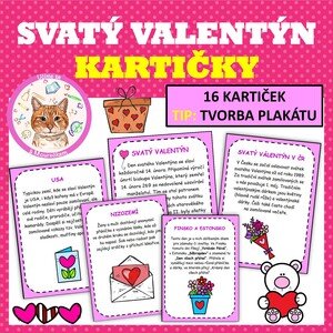 VALENTÝN V ČR A VE SVĚTĚ - Valentýnské kartičky