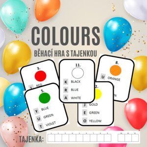Colours - běhací hra s tajenkou