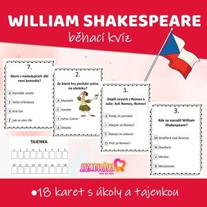 William Shakespeare běhací kvíz